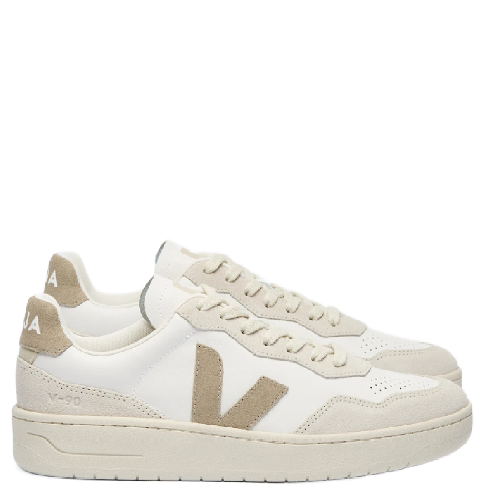 MEN'S V-90 LEATHER WHITE/TAUPE – Yarid's Shoes