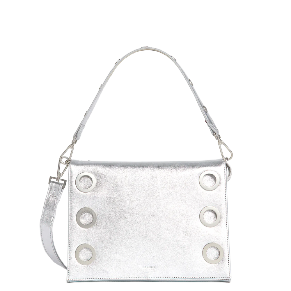 MONTANA CLUTCH LRG SILVER – Yarid's Shoes