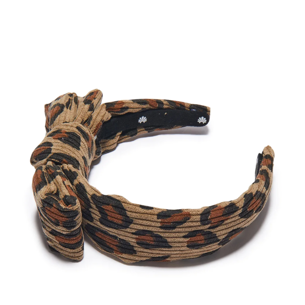 Lele Sadoughi Leopard Corduroy Holly Print Headband lelemultiknotheadband1.png?v=  main image 3