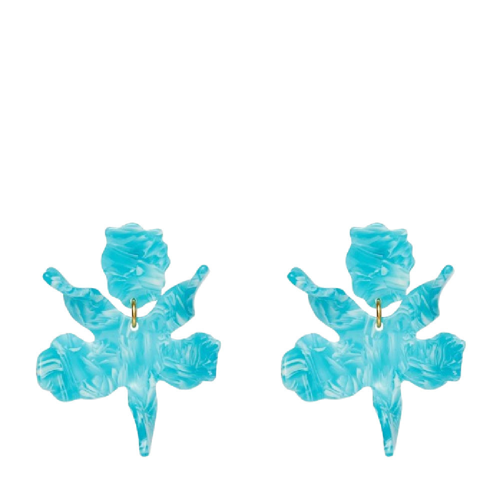 OCEAN COVE SMALL PAPER LILY EARRINGS