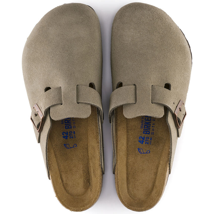BOSTON SOFT FOOTBED TAUPE SUEDE