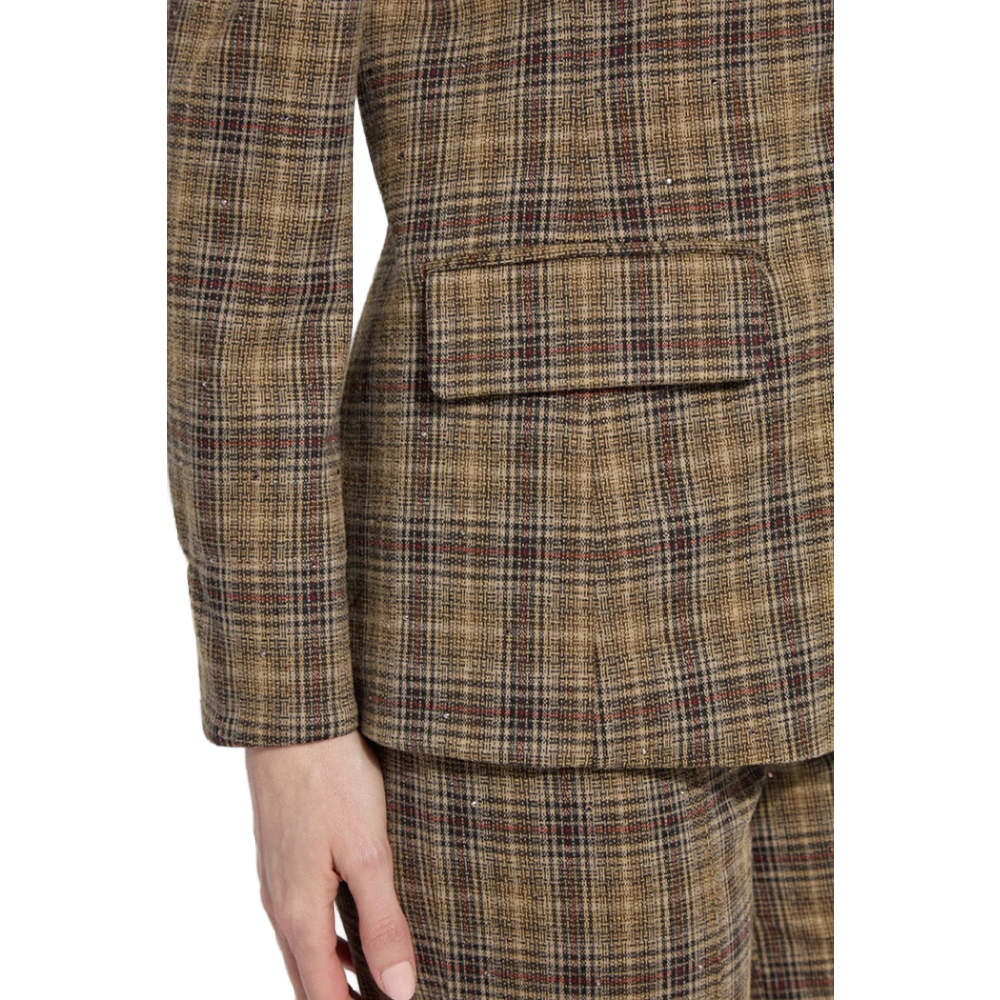 MARCELINE BLAZER PLAID