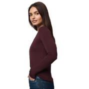 BAMBOO LONG SLEEVE PLUM