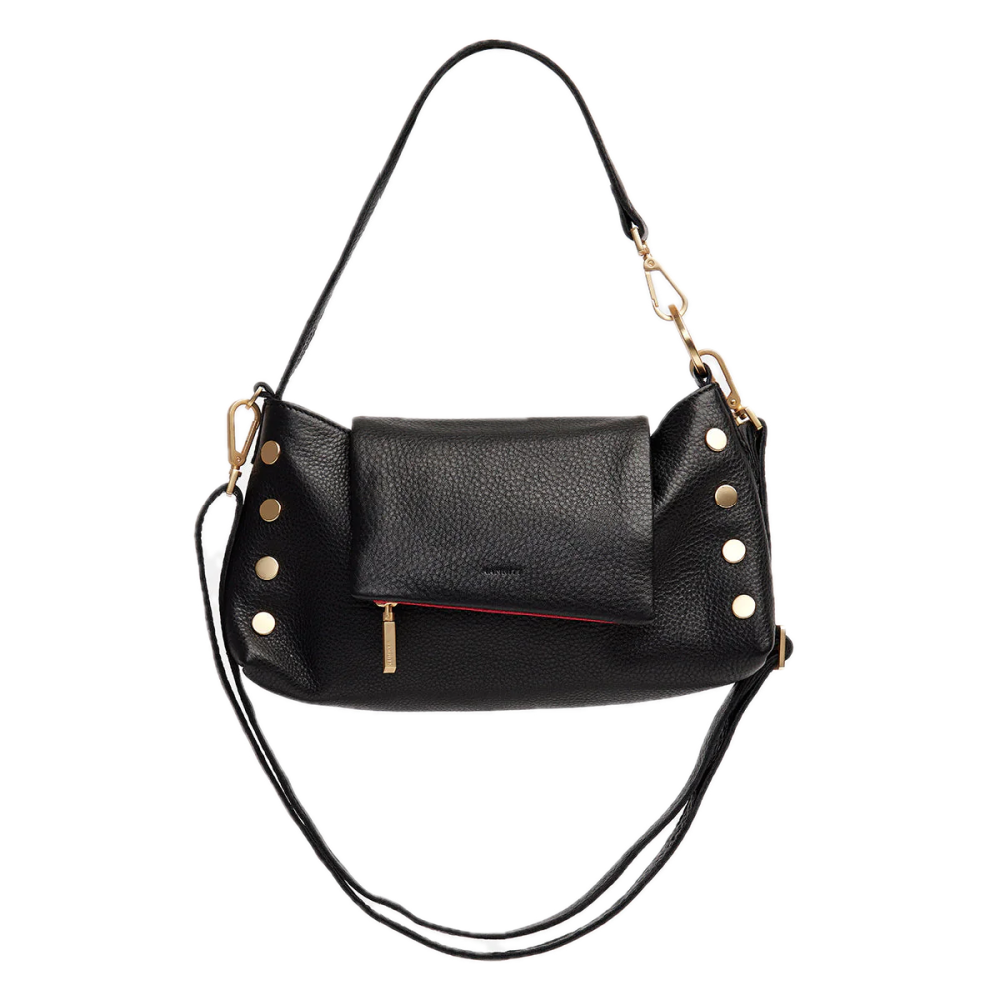 VIP SATCHEL BLACK RED ZIP