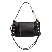 VIP SATCHEL BLACK RED ZIP