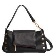 VIP SATCHEL BLACK RED ZIP