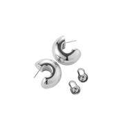GEMMA HOOP SILVER