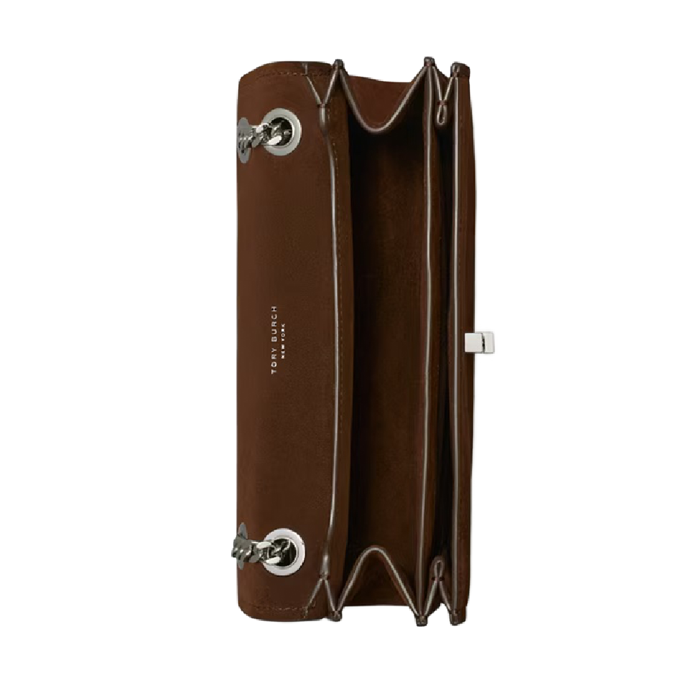 KIRA SUEDE SHOULDER BAG COCOA