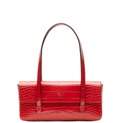 SLIM TOTE CROC RED
