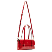 SLIM TOTE CROC RED