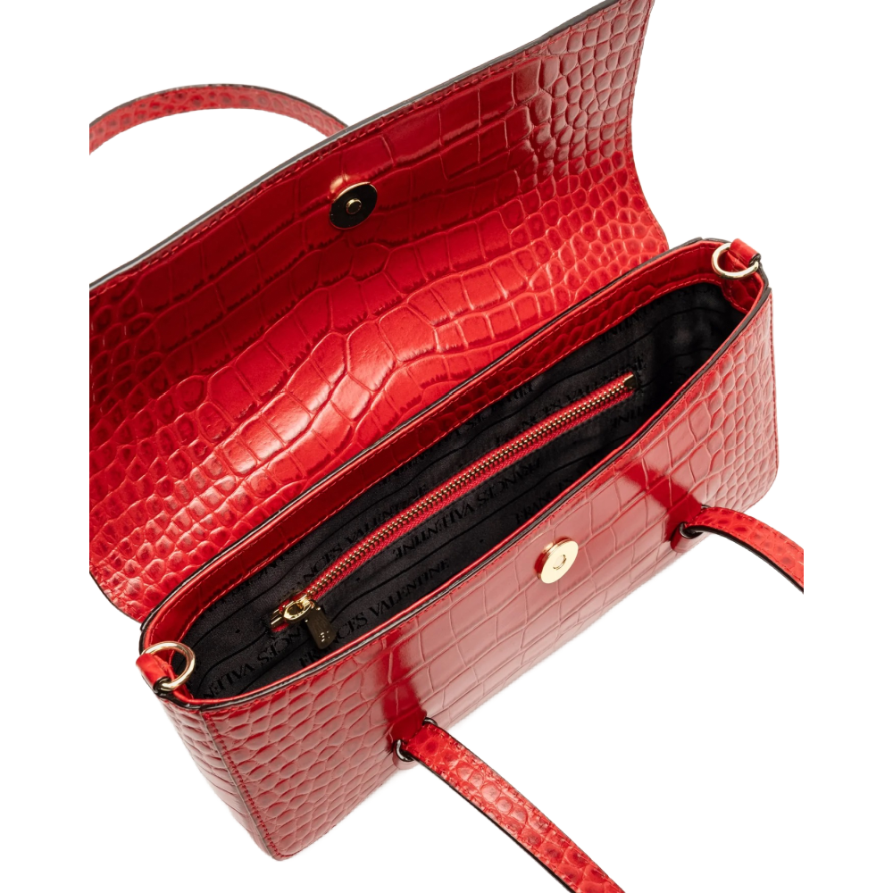 SLIM TOTE CROC RED