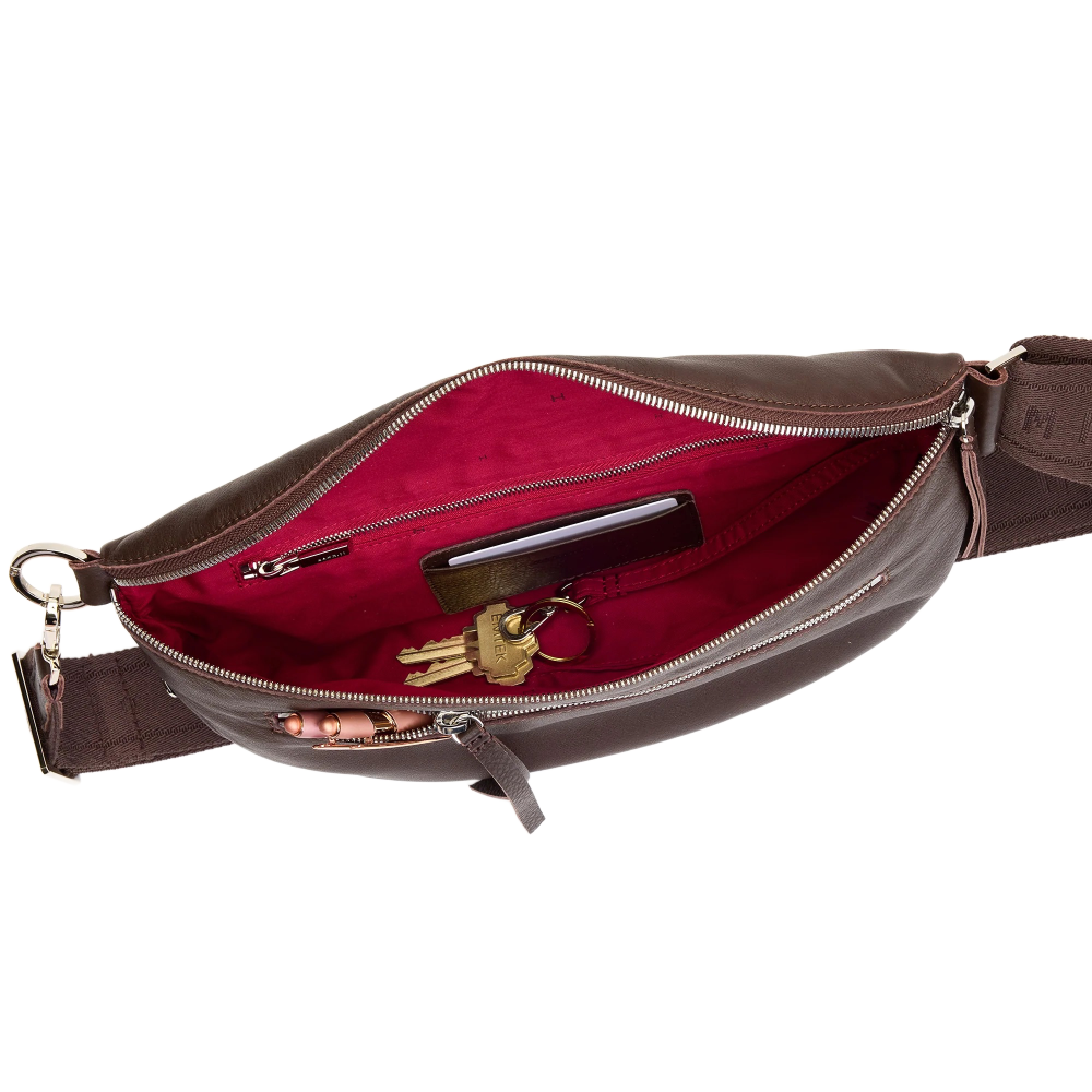 CHARLES CROSSBODY ESPRESSO