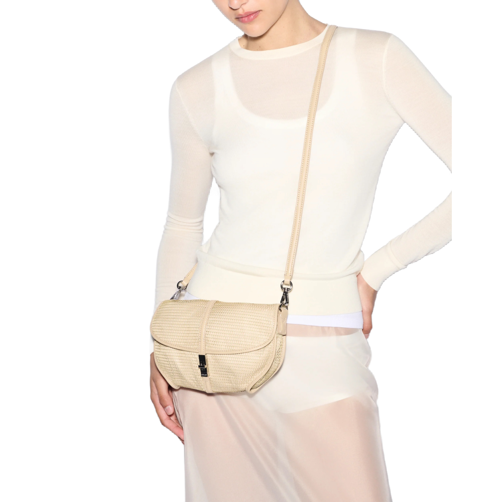 BUFF MESH SMALL ASTOR CLUTCH