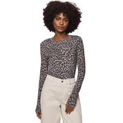 BAMBOO LONG SLEEVE LEOPARD