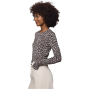 BAMBOO LONG SLEEVE LEOPARD
