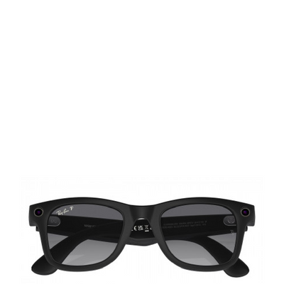 META MATTE BLACK SUNGLASSES