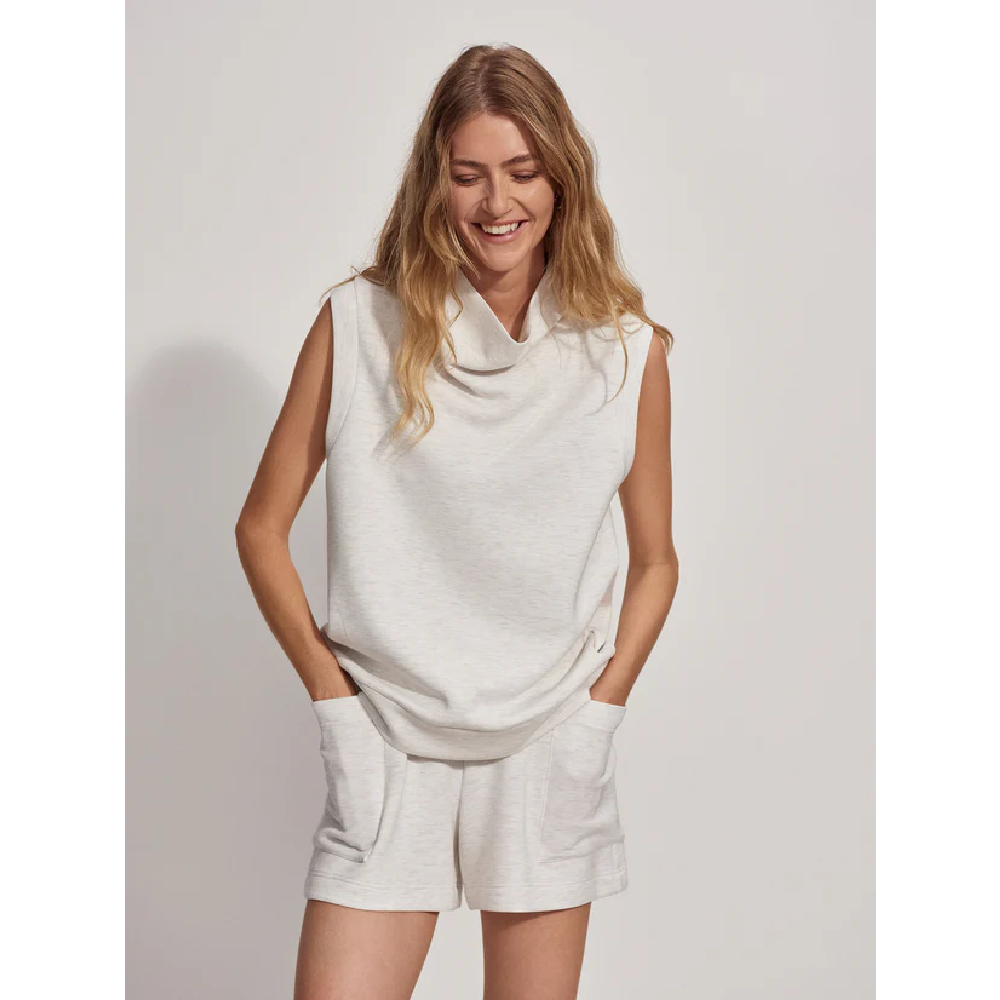 ELLEN COWL TANK IVORY