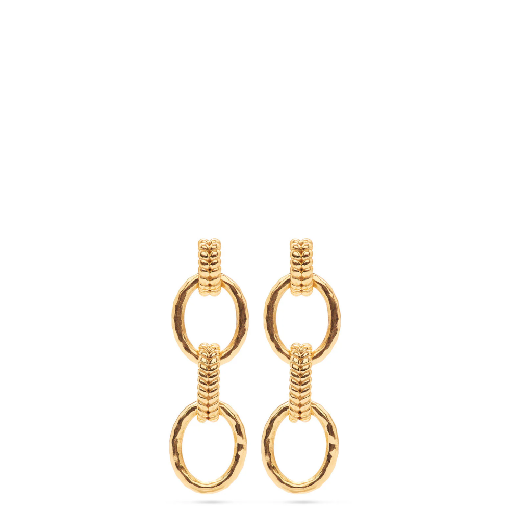 CLEOPATRA DOUBLE LINK EARRING