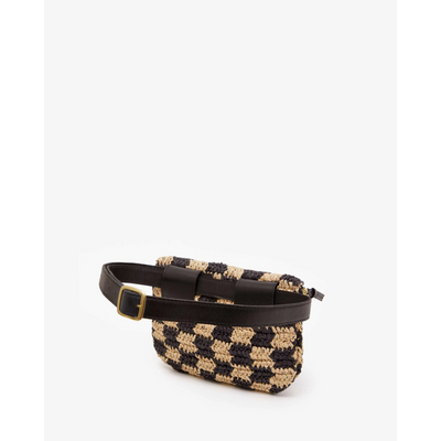 FANNY PACK BLACK/NATURAL