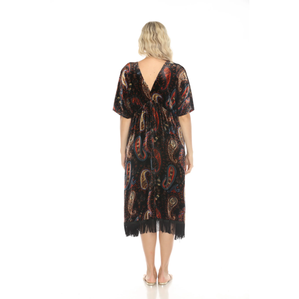 SEZANA FRINGE DRESS