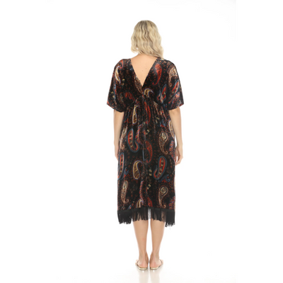 SEZANA FRINGE DRESS