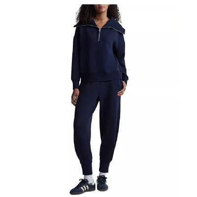 CATHERINE HALF ZIP NAVY