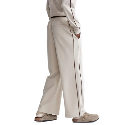 RIB WIDE LEG PANT