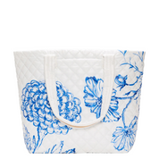MEDIUM METRO TOTE DELUXE PORCELAIN BLUE FLORAL