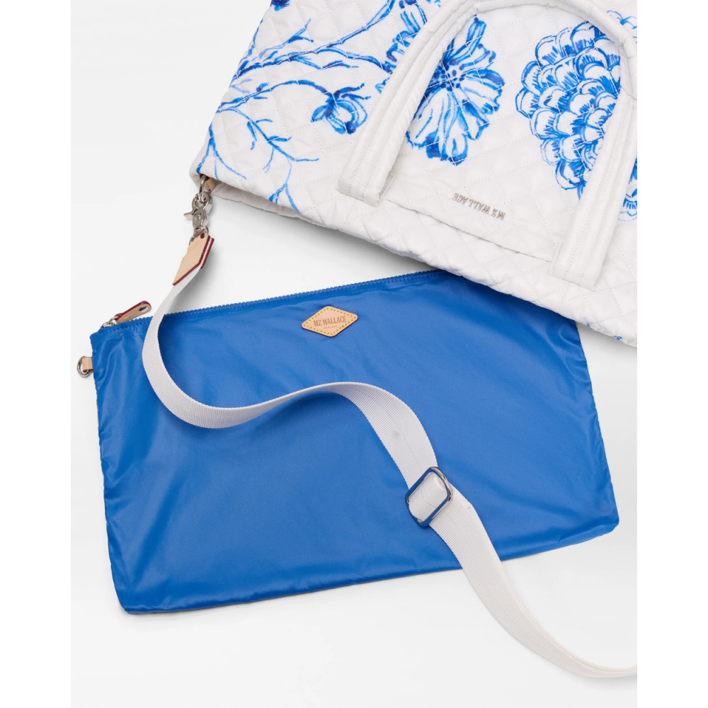 MEDIUM METRO TOTE DELUXE PORCELAIN BLUE FLORAL