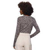 BAMBOO LONG SLEEVE LEOPARD