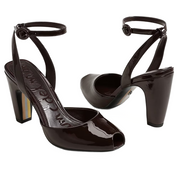 WRENNA PATENT CHOCOLATE