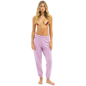 5 STRIPE SWEATPANT MAUVE