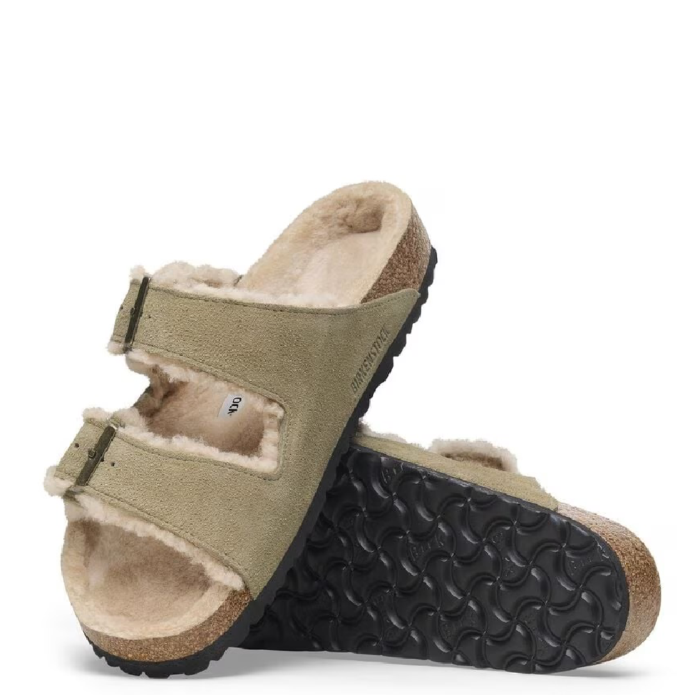 ARIZONA SHEARLING TAUPE – Yarid's Shoes