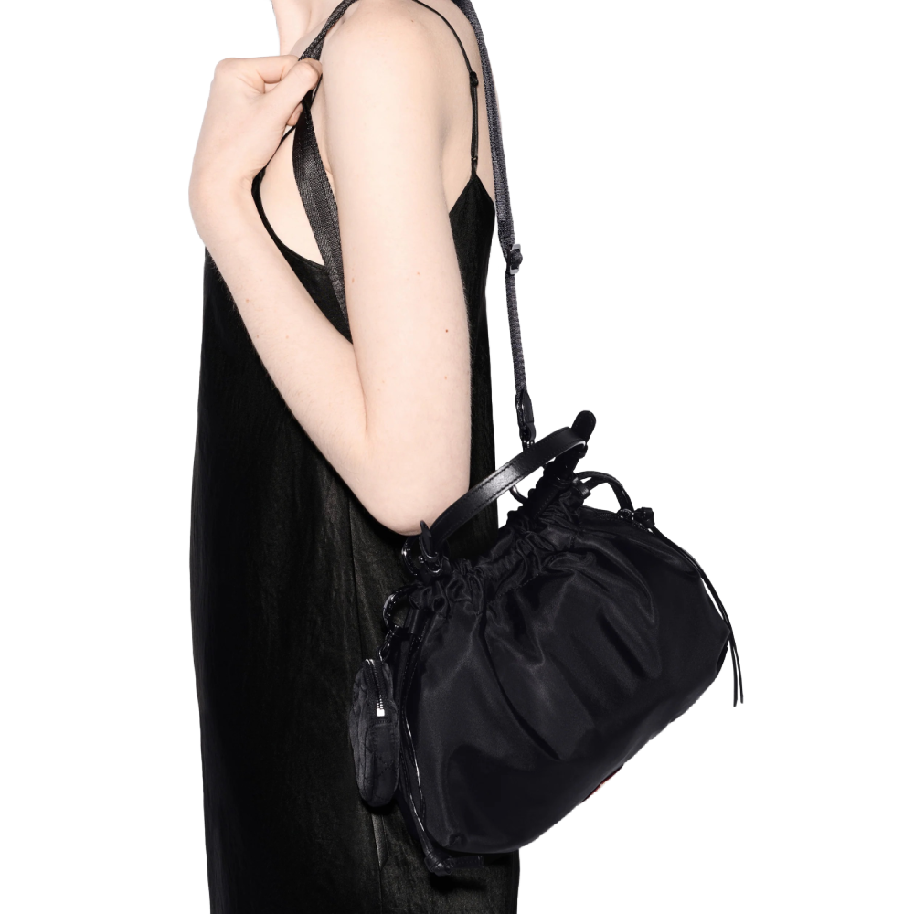 BLACK SMALL WAVERLY SHOULDER