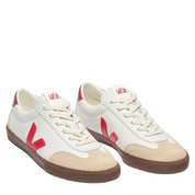 VOLLEY LEATHER WHITE/RED