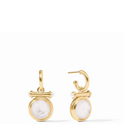 BAMBOO HOOP CHARM CRYSTAL