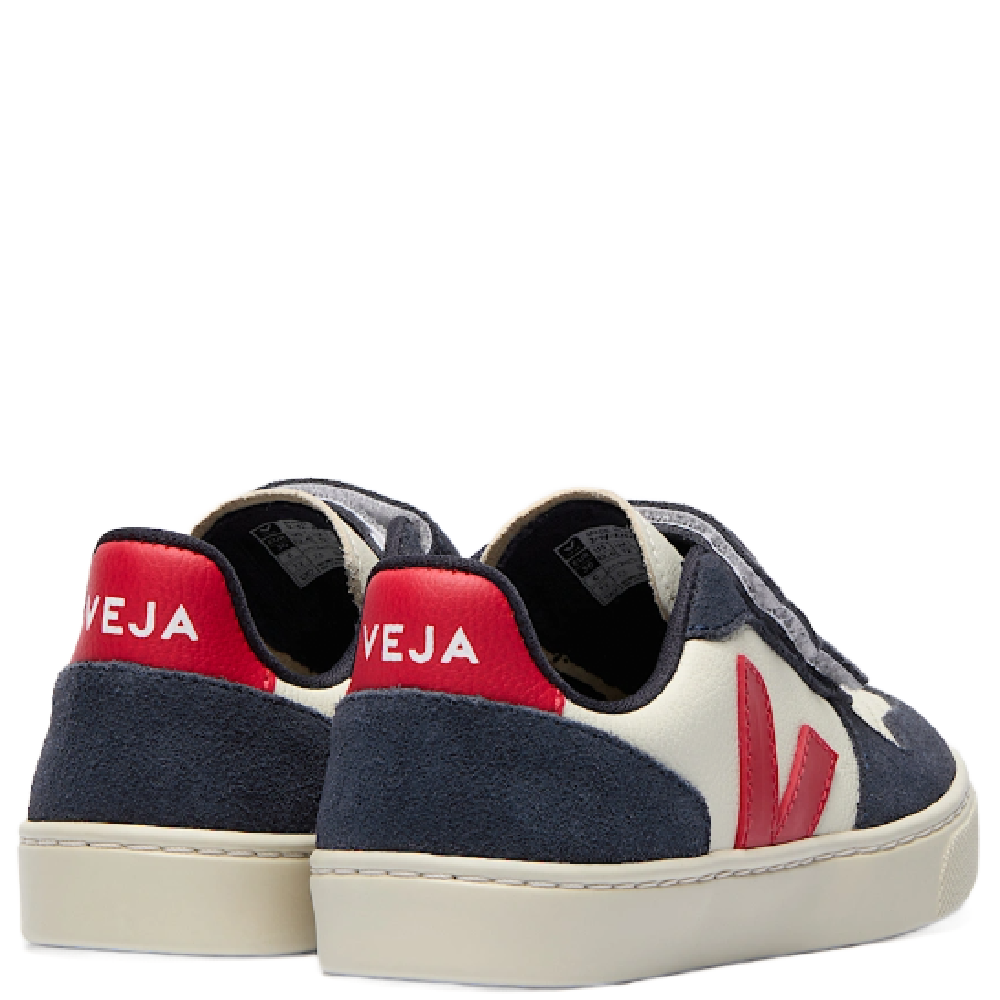 KID'S V-10 LEATHER NAVY