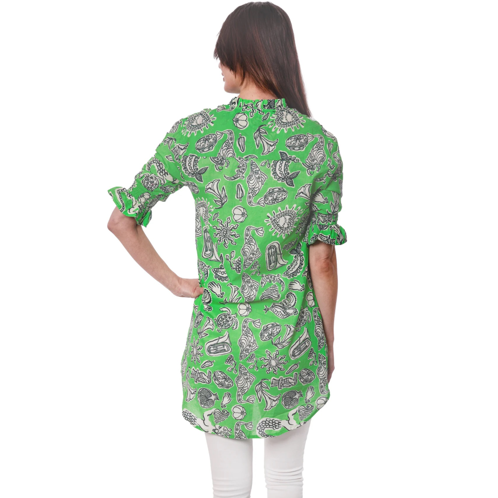 HAMPTON RUFFLE GREEN