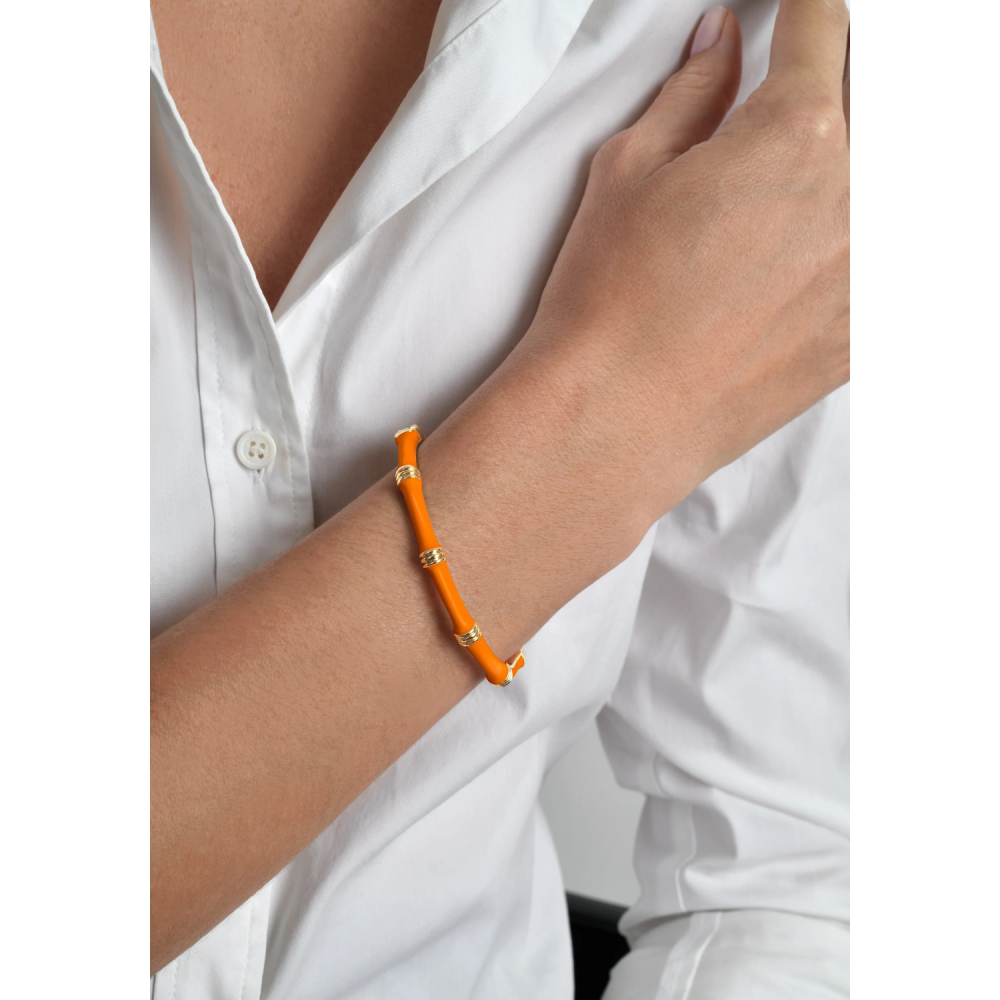 BAMBOO ORANGE BANGLE