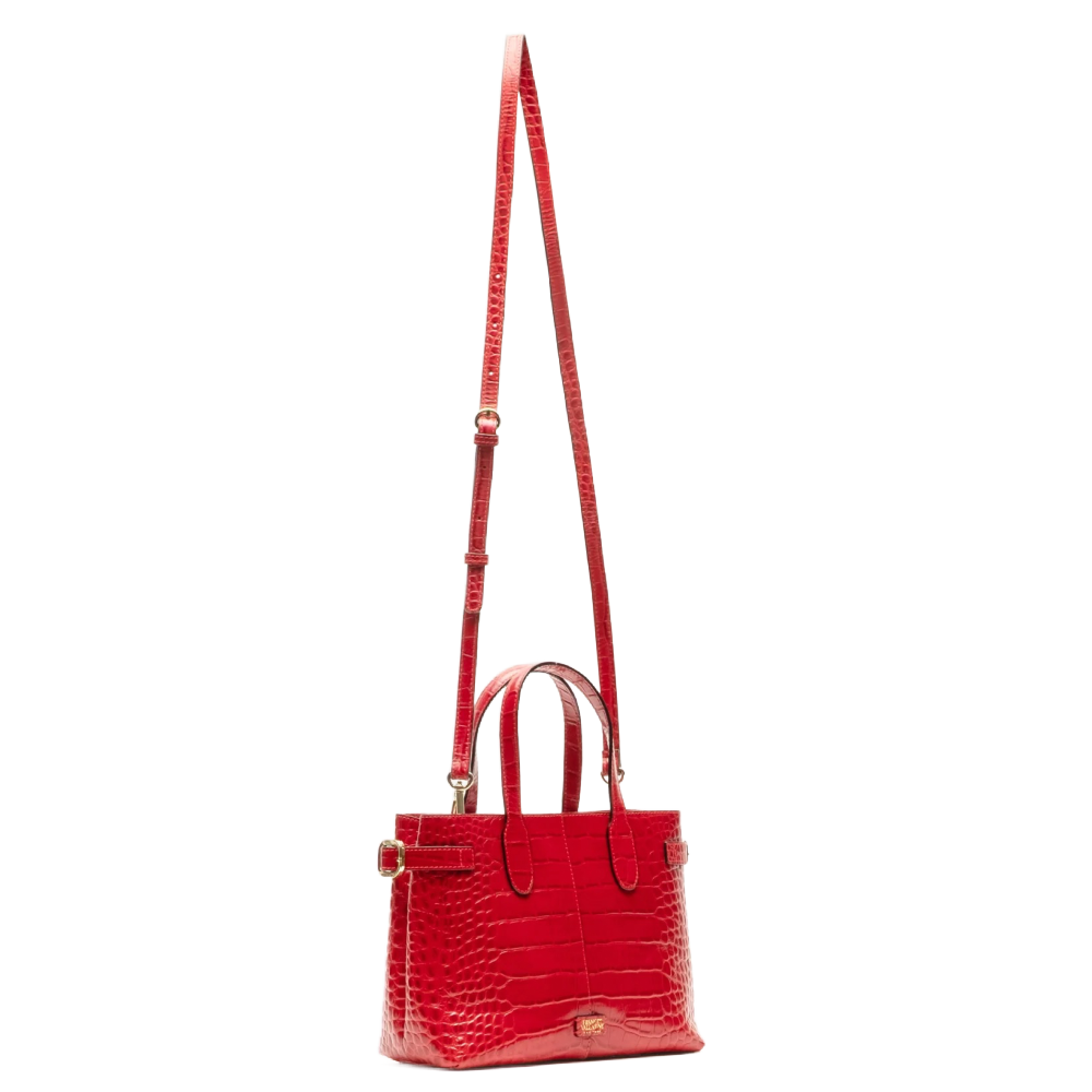 AMALIE TOTE CROC RED