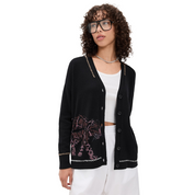 SNOW LEOPARD CARDIGAN