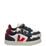 KID'S V-10 LEATHER NAVY