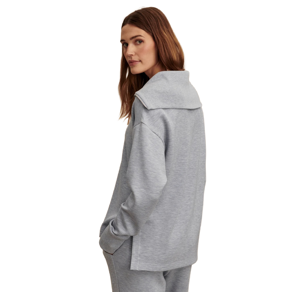 LARSON HALF ZIP BLUE