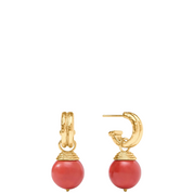 BONBON HOOP CORAL RED