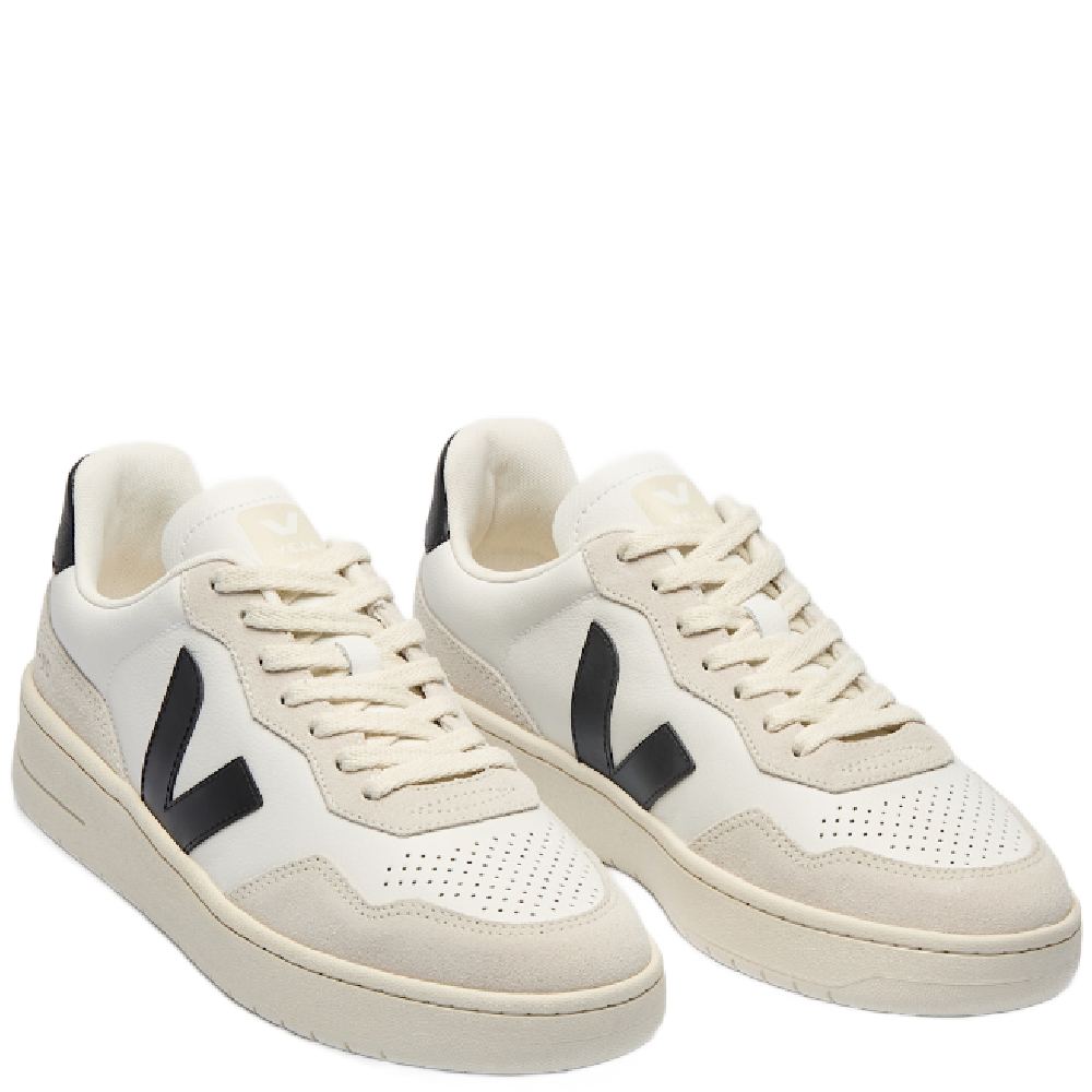V-90 LEATHER WHITE/BLACK