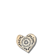 PAISLEY HEART CLIP