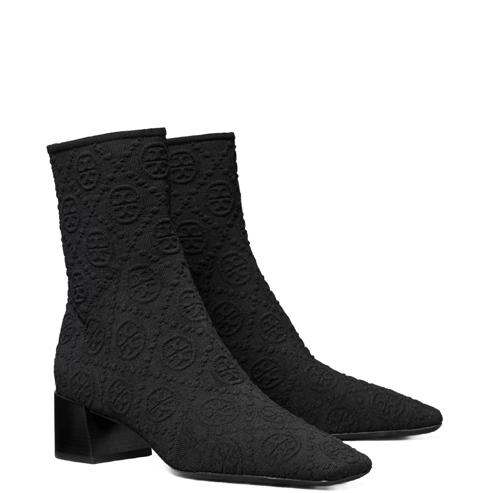 STRECH ANKLE BOOT BLACK