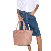 DUSTY ROSE MEDIUM METRO TOTE