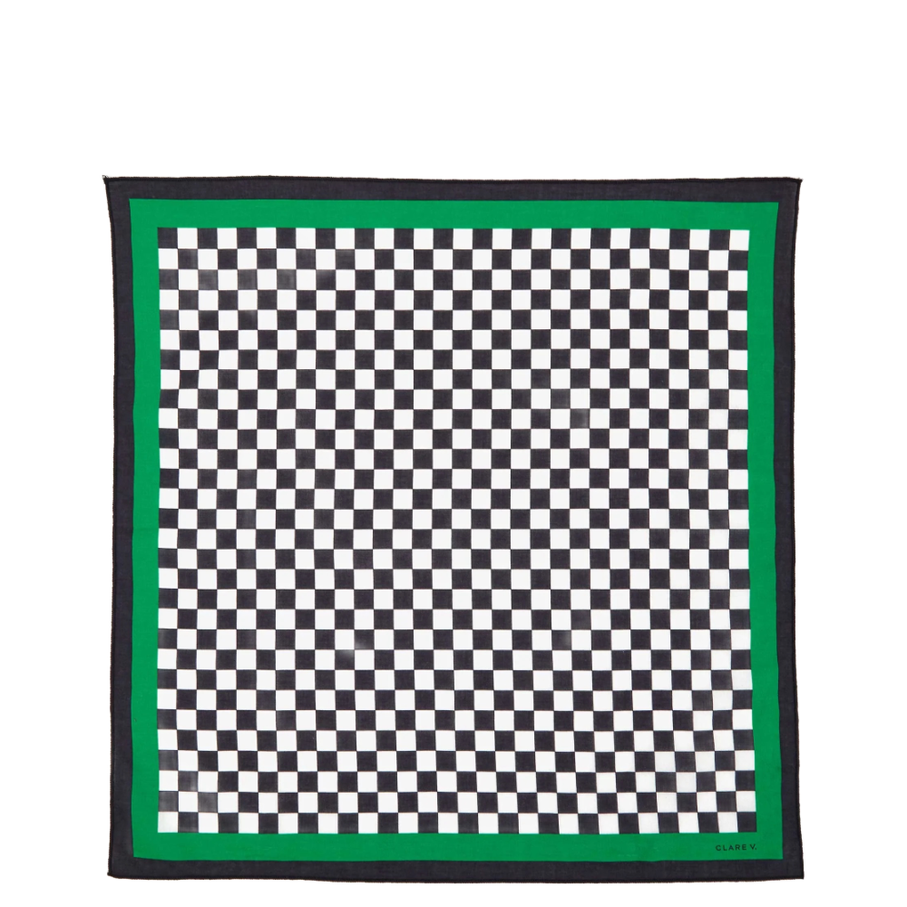 BANDANA BLACK CHECKER