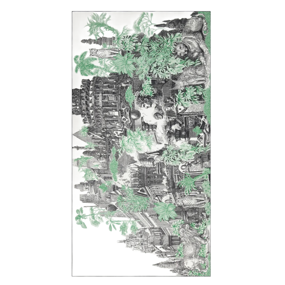 PIRANESI GREEN SCARF